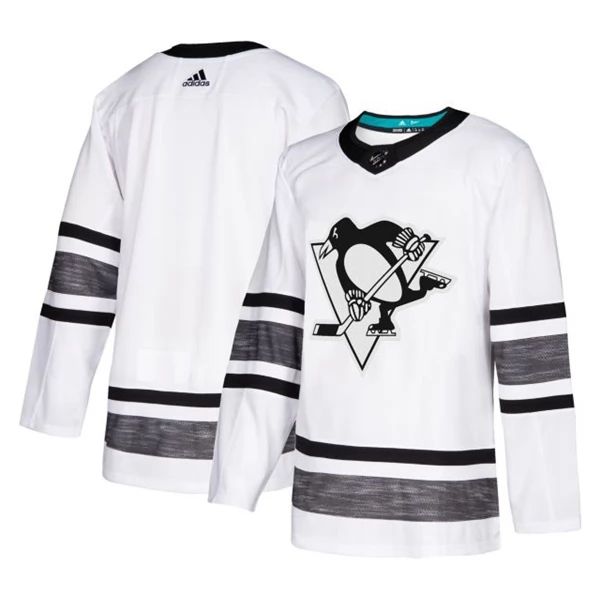 Herren Pittsburgh Penguins Eishockey Trikot Blank 2019 All-Star Weiß Authentic